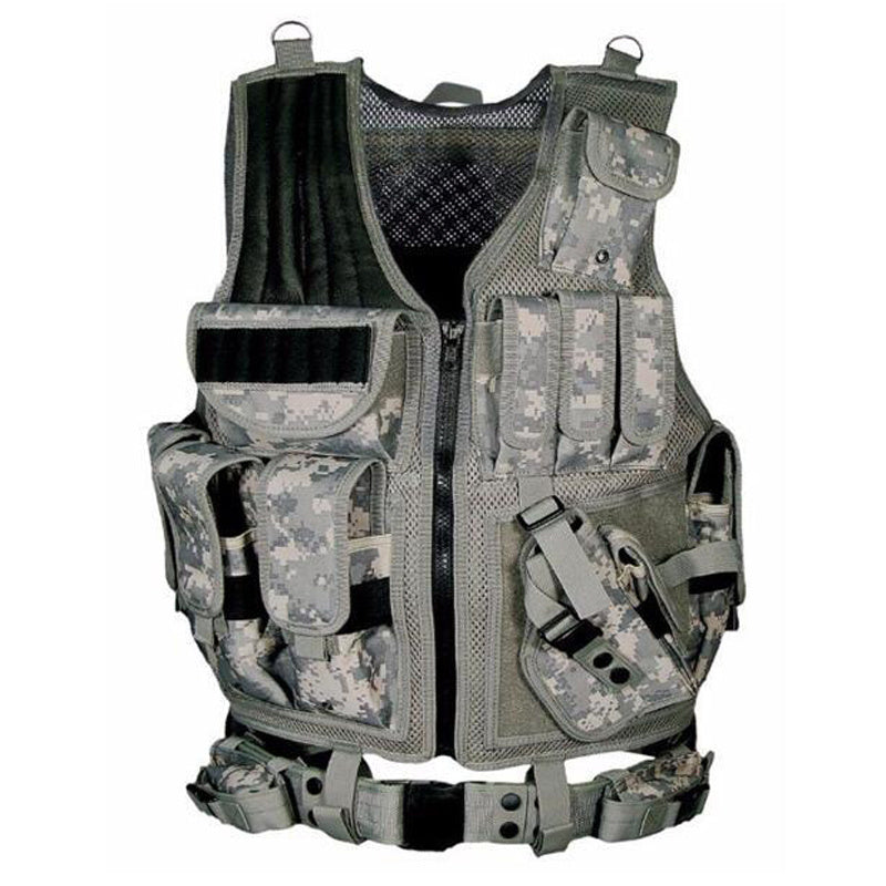 Gilet Tactique Plate Carrier – Armor Vest MOLLE Airsoft & Combat