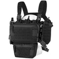 Chest Rig Tactique MOLLE – Micro Fight avec Poche Chargeur