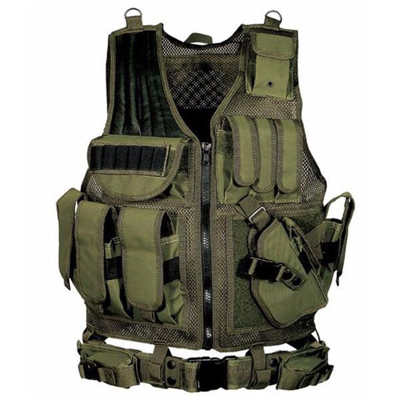 Gilet Tactique Plate Carrier – Armor Vest MOLLE Airsoft & Combat