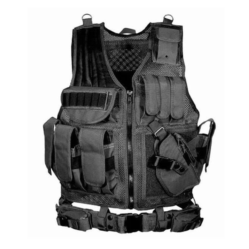 Gilet Tactique Plate Carrier – Armor Vest MOLLE Airsoft & Combat