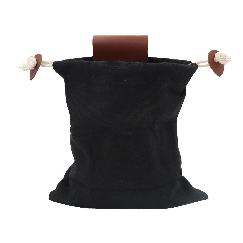 Sac de Cueillette Cuir & Toile – Poche Extensible pour  Récolte